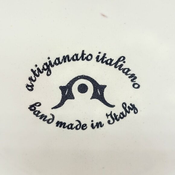 Artigianato Italiano Handmade Round Ceramic Trinket Dish - Picture 5 of 5